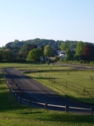 Ovalbahn des Gangpferdezentrums Aegidienberg